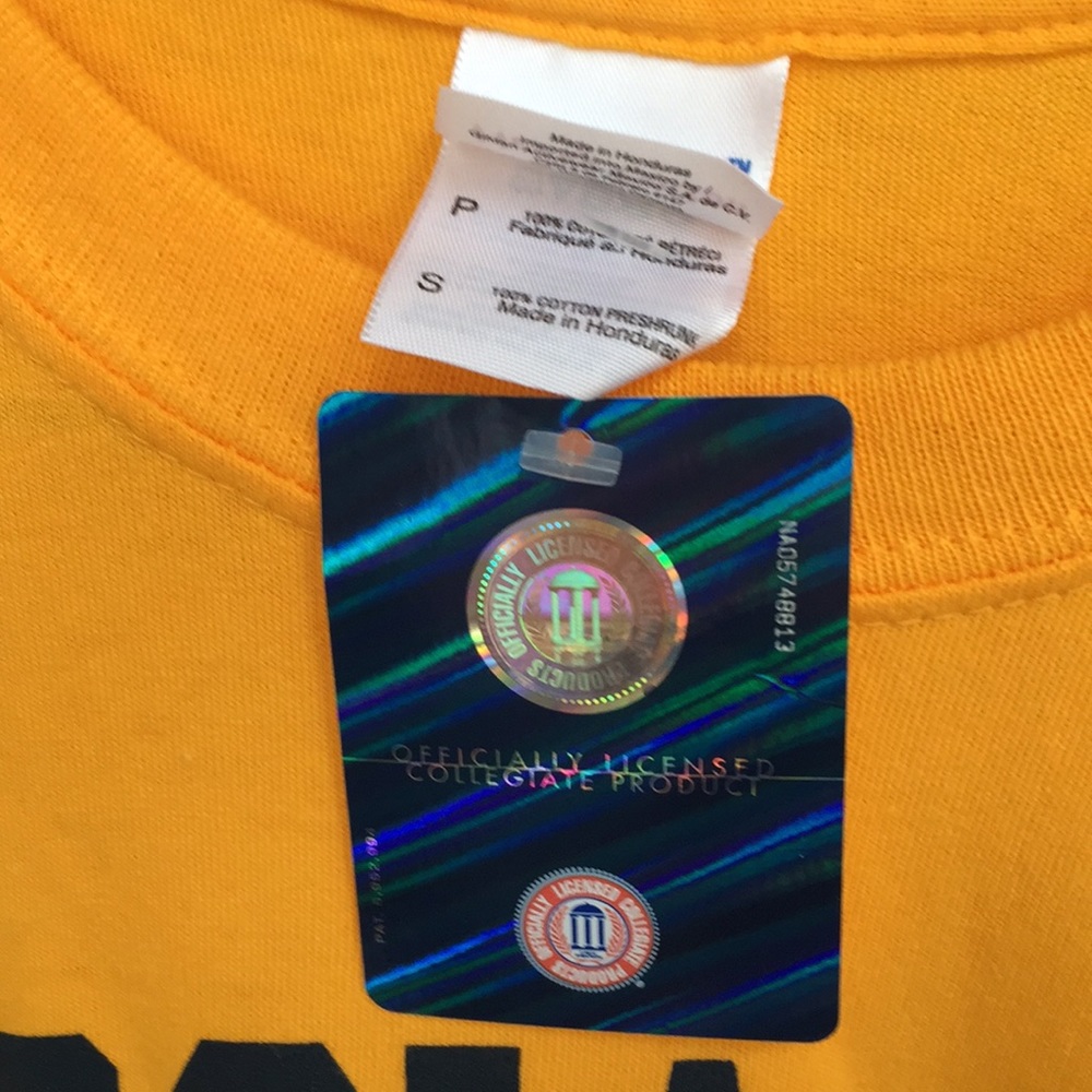 Georgia tech T-shirt gold small - Picture 2 of 4